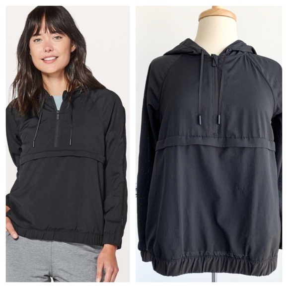 lululemon athletica Tops - Lululemon Pack Light 1/2 Zip black pullover